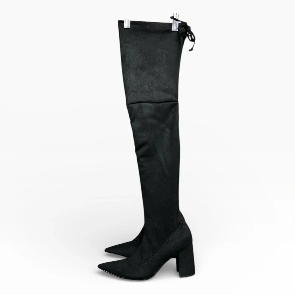 🌻NEW NWOT Arezzo Serenity Women’s Over-The-Knee Block Heel Boots Size 8.5